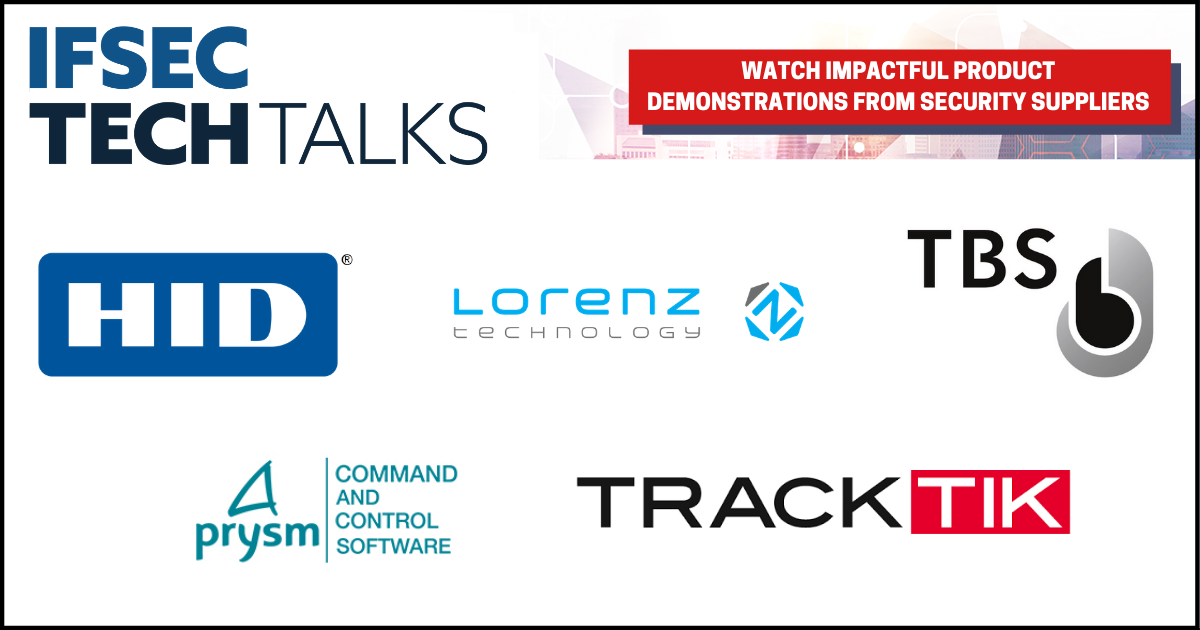 Hear from HID Global, Lorenz Technology, TrackTik, Prysm Software, and Touchless Biometric Systems