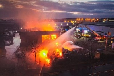 Major disruption caused by fires on sites lacking sprinkler systems 